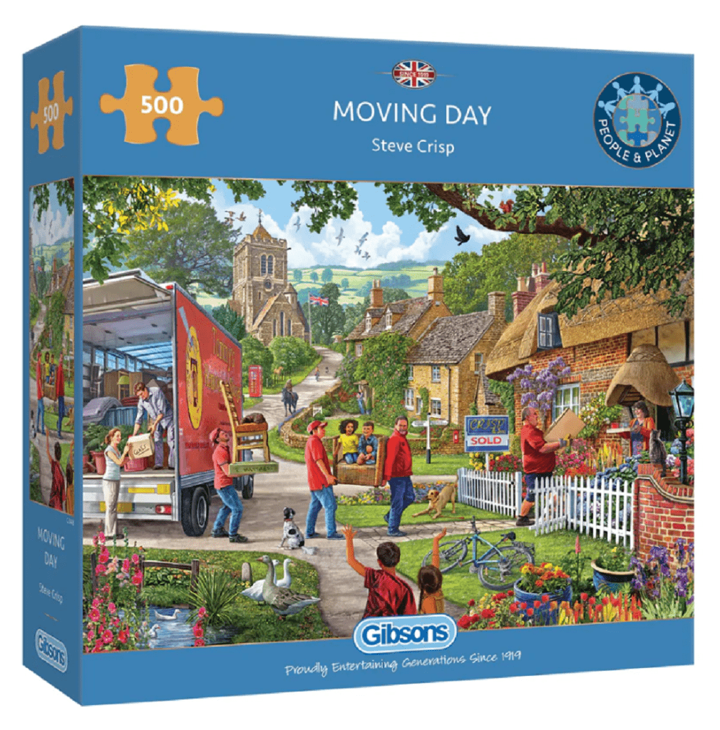 Gibsons Moving Day Jigsaw 500pc Trowell Garden Centre