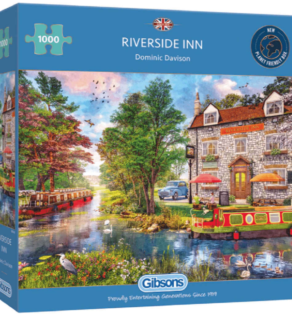 Gibsons Riverside Inn Jigsaw 1000pc Trowell Garden Centre