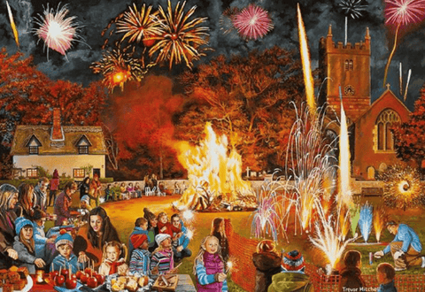 Gibsons Jigsaw Gibsons Village Celebrations Set of 4 Jigsaws 500Pc