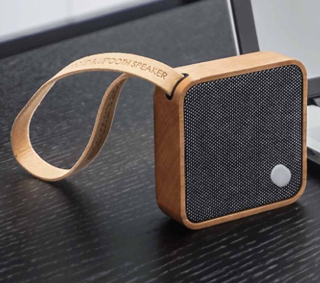 Gingko Technology Gifts Gingko Mi Square Pocket Bluetooth Speaker Cherry