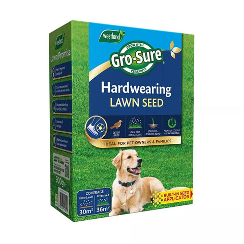 Westland Horticulture Lawn Seed Gro-Sure Hardwearing Lawn Seed 30sqm