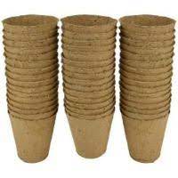 Trowell Garden Centre Gro-Sure Round Fibre Pots 8cm pack of 48