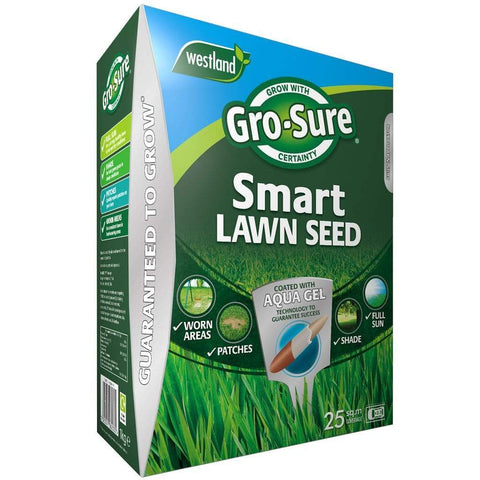 Westland Horticulture Lawn Seed 25sqm Gro-Sure Smart Lawn Seed 25m2