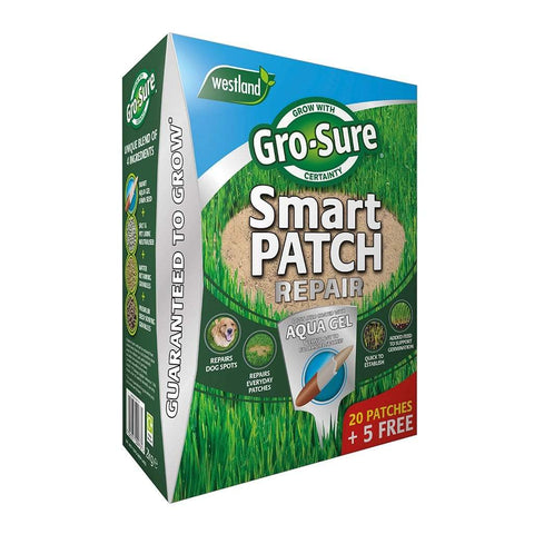 Westland Horticulture Lawn Care Products Gro-Sure Smart Patch Lawn Repair 20 Patches + 5 Free