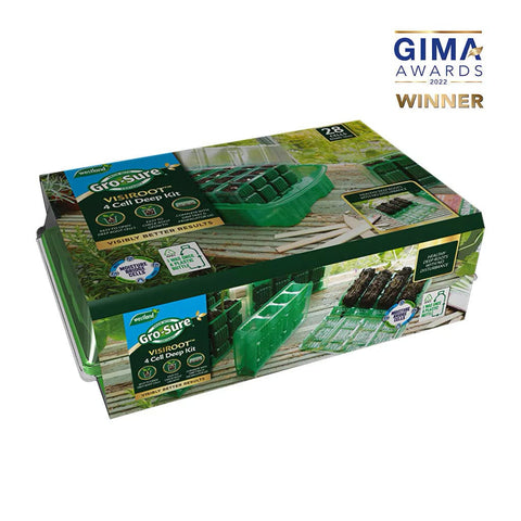 Westland Horticulture Deep Root Cells Gro-Sure Visiroot 4 Cell Deep Kit