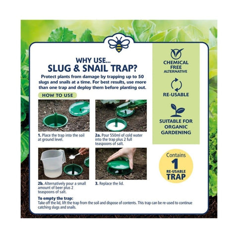 Growing Success Slug Control Growing Success Slug And Snail Trap Reusable