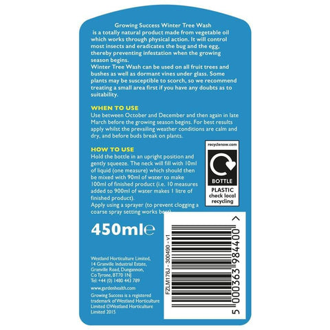 Westland Horticulture Winter Tree Wash Growing Success Winter Tree Wash 450ml