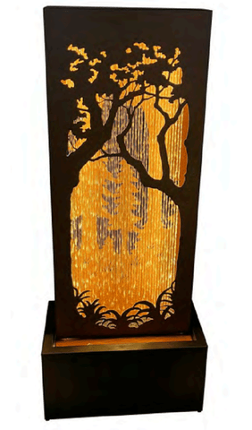 Aqua Creations Water Feature Hamac Andria Zinc Metal Water Feature