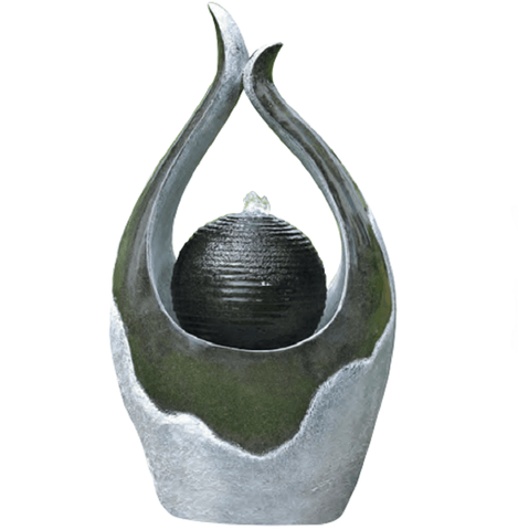 Aqua Creations Water Feature Hamac Solar Orion Bubbling Sphere Water Feature