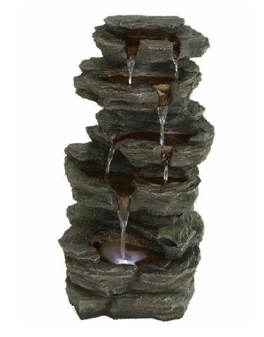 Solar Creations Water Feature Hamac Solar Slate Falls Water Feature