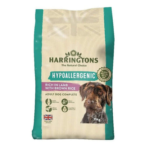 Harringtons Dry Dog Food Harringtons Hypoallergenic Dry Dog Food - Lamb With Brown Rice 15kg