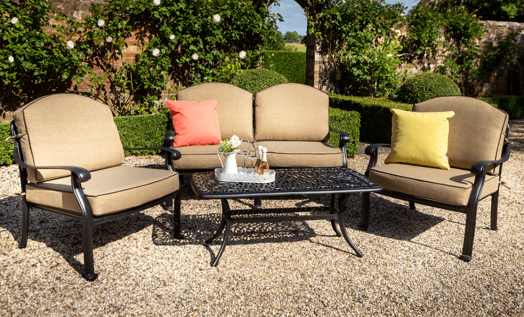 Hartman Garden Furniture Set Hartman Amalfi 2 Seater Lounge Set Bronze/Amber