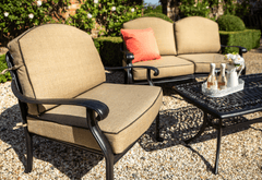 Hartman Garden Furniture Set Hartman Amalfi 2 Seater Lounge Set Bronze/Amber