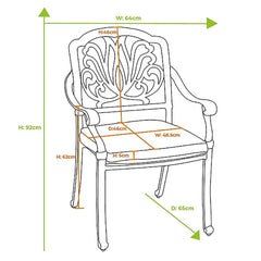 Hartman Garden Furniture Set Hartman Amalfi 4 Seat Round Set In Bronze