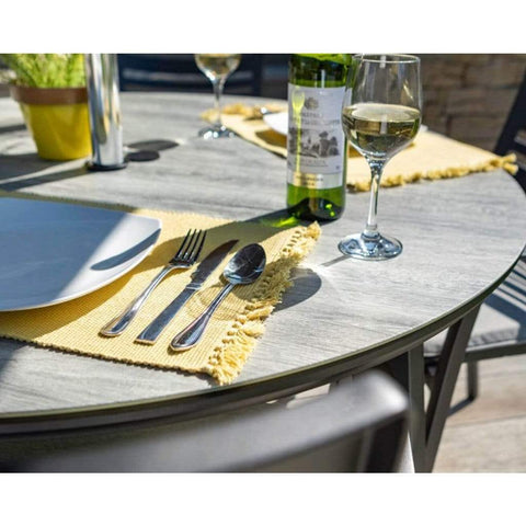 Hartman Garden Furniture Set Hartman Aurora 4 Seat Round Set In Carbon