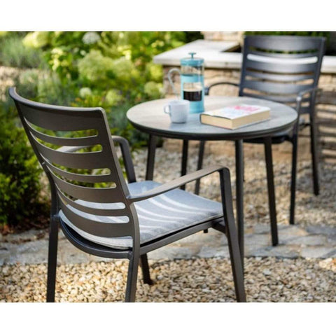Hartman Garden Furniture Set Hartman Aurora Bistro Set In Carbon