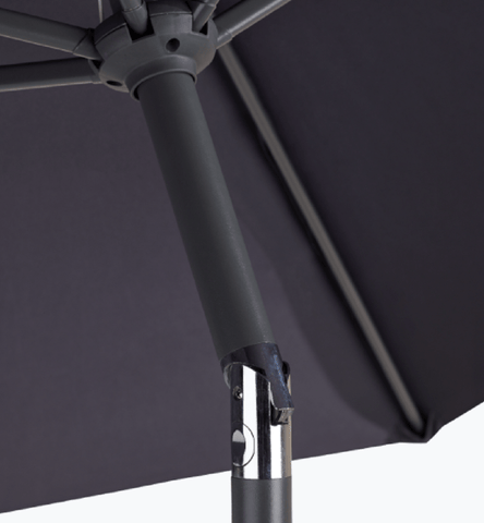 Hartman Garden Parasols Hartman Balearic Tilt Parasol Dark Grey