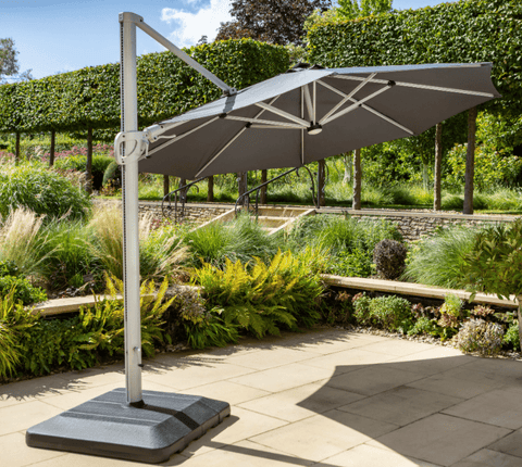 Hartman Garden Parasols Hartman Caribbean Cantilever Parasol w/ Lights 3M