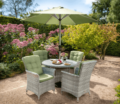 Hartman Garden Furniture Set Hartman Heritage 4 Seater Garden Furniture Set Ash/Laurel