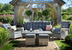 Hartman Heritage Tuscan 3 Seater Reclining Sofa Lounge Set Trowell Garden Centre
