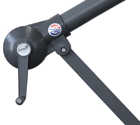 Hartman Garden Parasols Hartman Mediterranean 3m Parasol with Base Natural