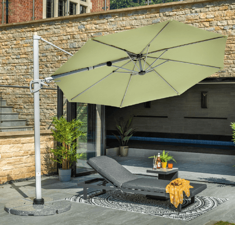 Hartman Garden Parasols Hartman Pacific 3m Parasol with Base Laurel
