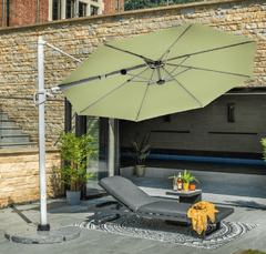 Hartman Garden Parasols Hartman Pacific 3m Parasol with Base Laurel