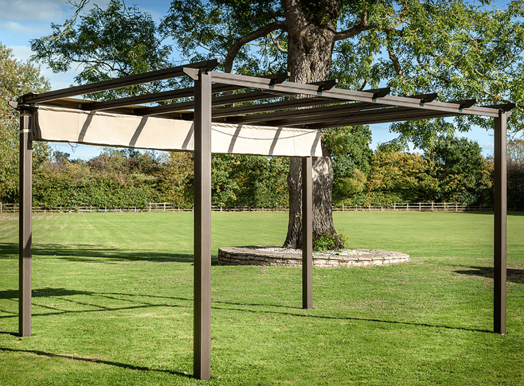 Hartman Roma Pergola Caramel 3x4m Trowell Garden Centre