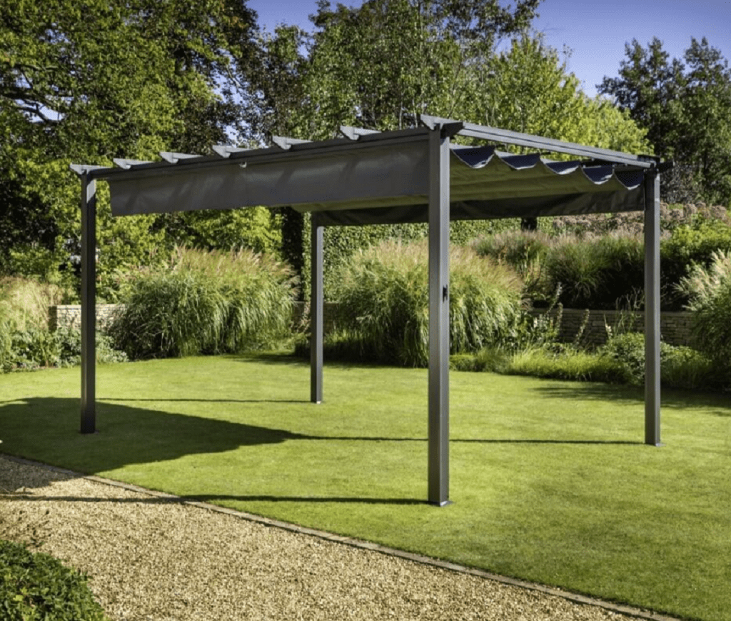 Hartman Garden Pergolas Hartman Roma Pergola Grey 4x3m