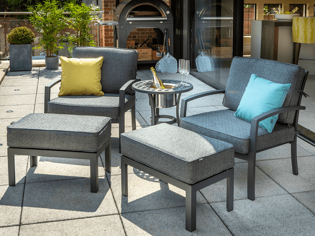 Hartman Garden Furniture Set Hartman Rosario Companion Set with Ice Bucket Xerix Grey