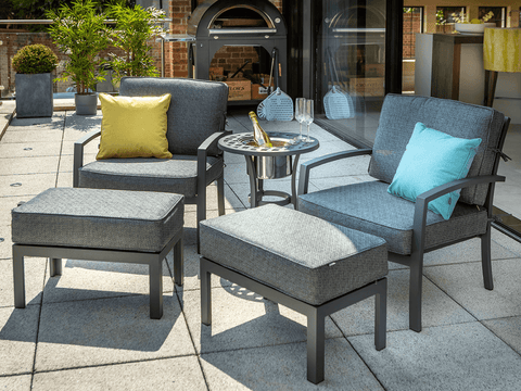 Hartman Garden Furniture Set Hartman Rosario Companion Set with Ice Bucket Xerix Grey