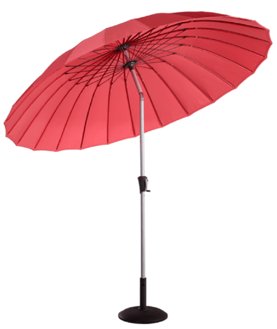 Hartman Garden Parasols Hartman Shanghai Parasol Red Coral 2.7m