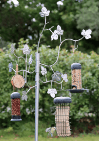 Henry Bell Bird Feeding Stations & Poles Henry Ball Silver Tree Feeding Station