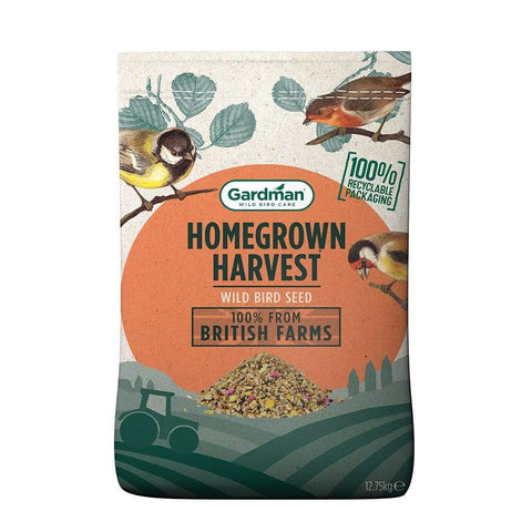 Gardman Bird Seed Mixes Home Grown Harvest Wild Bird Seed 12.75kg paper bag