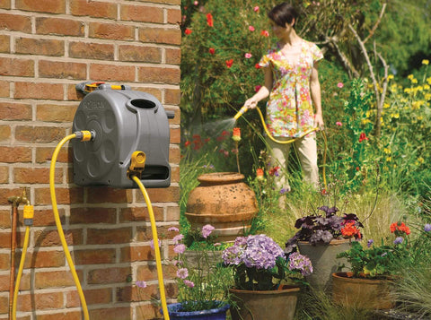 Hozelock Hose Reels & Pipes Hozelock Compact 2 In 1 Reel With 25m Hose