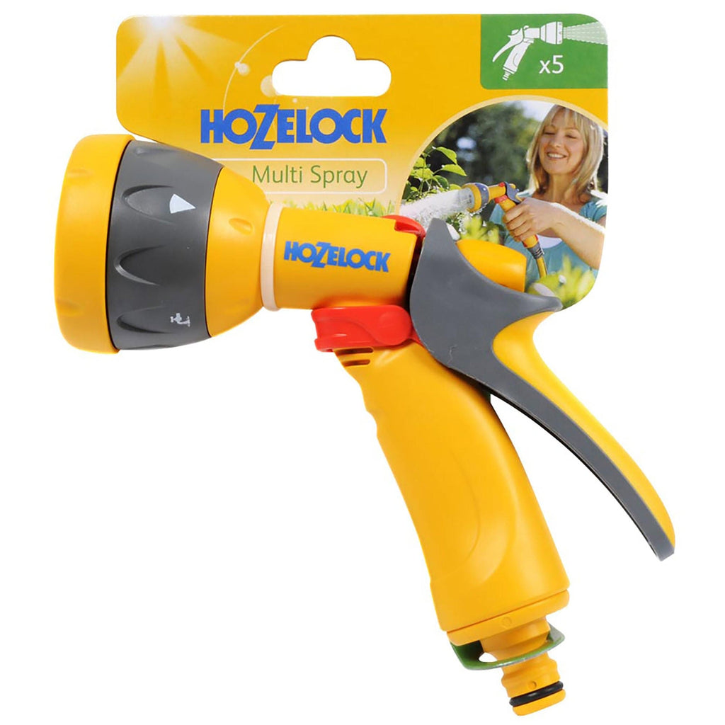 Hozelock Spray Gun Multispray with Waterstop Trowell Garden Centre