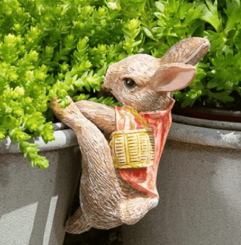 Jardinopia Gift Ware Jardinopia Beatrix Potter Flopsy Bunny Pot Buddy Plant Pot Hanger