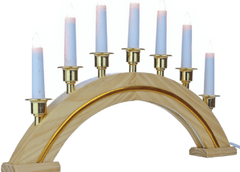 Jingles Christmas Indoor Lights Jingles Christmas LED 7 Lights Candlebridge Arched Pine