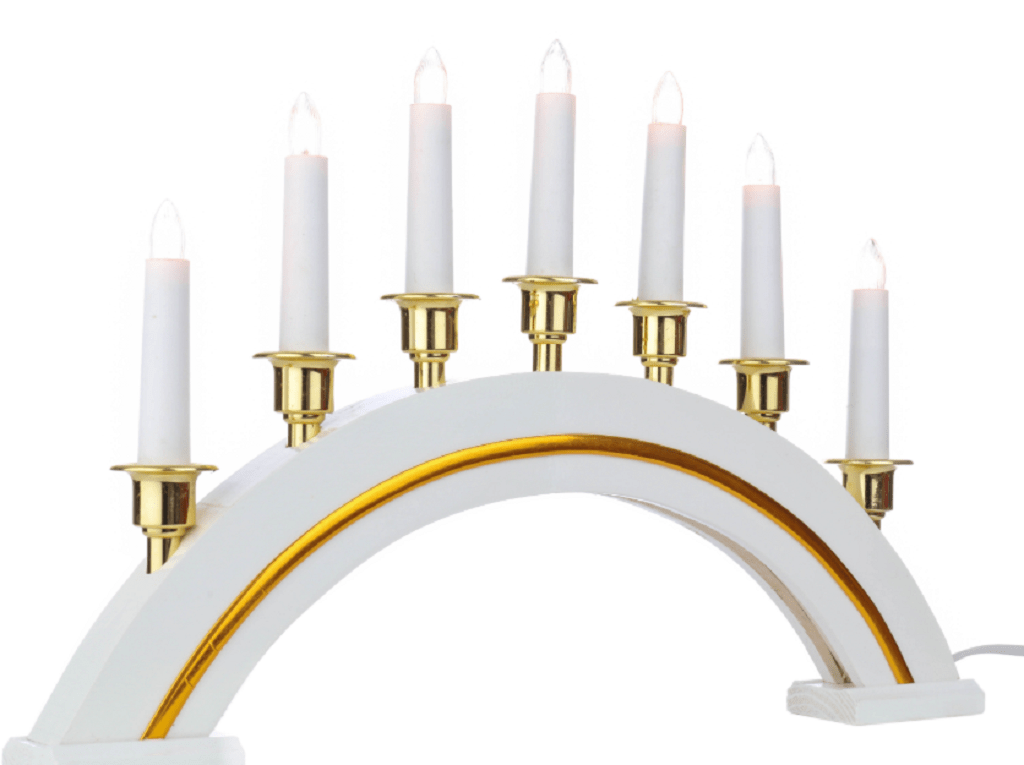 Jingles Christmas Indoor Lights Jingles Christmas 7 Lights Candlebridge Arched White