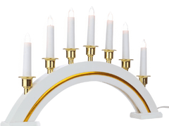 Jingles Christmas Indoor Lights Jingles Christmas 7 Lights Candlebridge Arched White