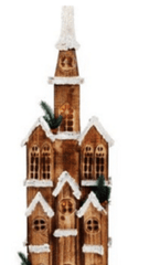 Jingles Christmas Decor Jingles Christmas LED Wooden Church Large