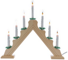 Jingles Christmas Indoor Lights Jingles Flickering Candlebridge Pine