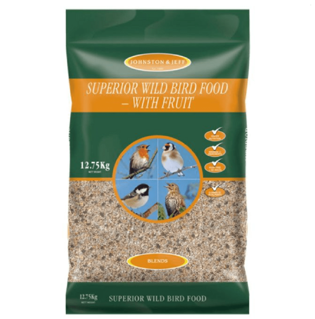 Johnson & Jeff Bird Feed Johnson & Jeff Superior Wild Bird Feed with Fruit 12.75kg