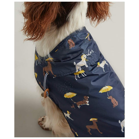 Joules Dog Clothing Joules Dogs Navy Raincoat