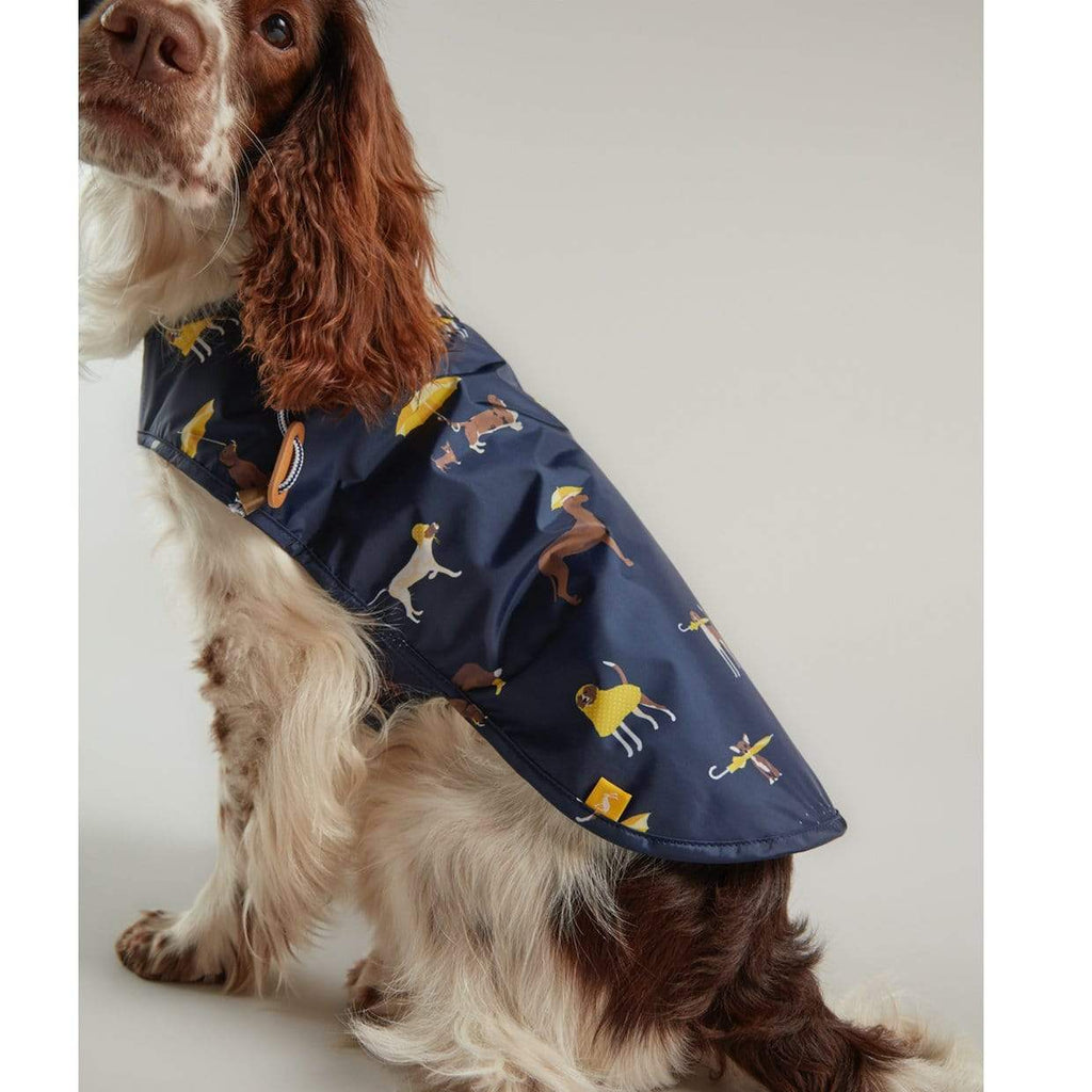Joules Dogs Navy Raincoat Trowell Garden Centre
