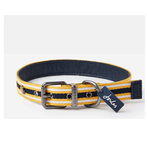 Joules Dog Collars & Leads Joules Navy Coastal Collar