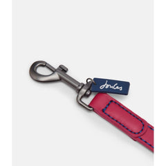 Joules Dog Collars & Leads Joules Pink Leather Lead 40"