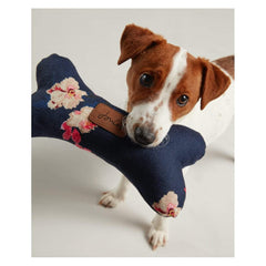 Joules Dog Toys Joules Plush Navy Floral Bone Dog Toy