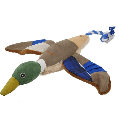 Joules Dog Toys Joules Plush Printed Blue Duck Dog Toy