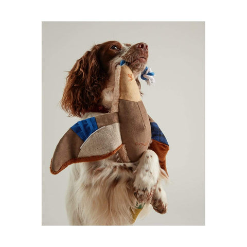 Joules Dog Toys Joules Plush Printed Blue Duck Dog Toy